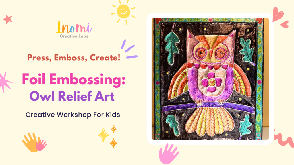 Foil Embossing: Owl Relief Art